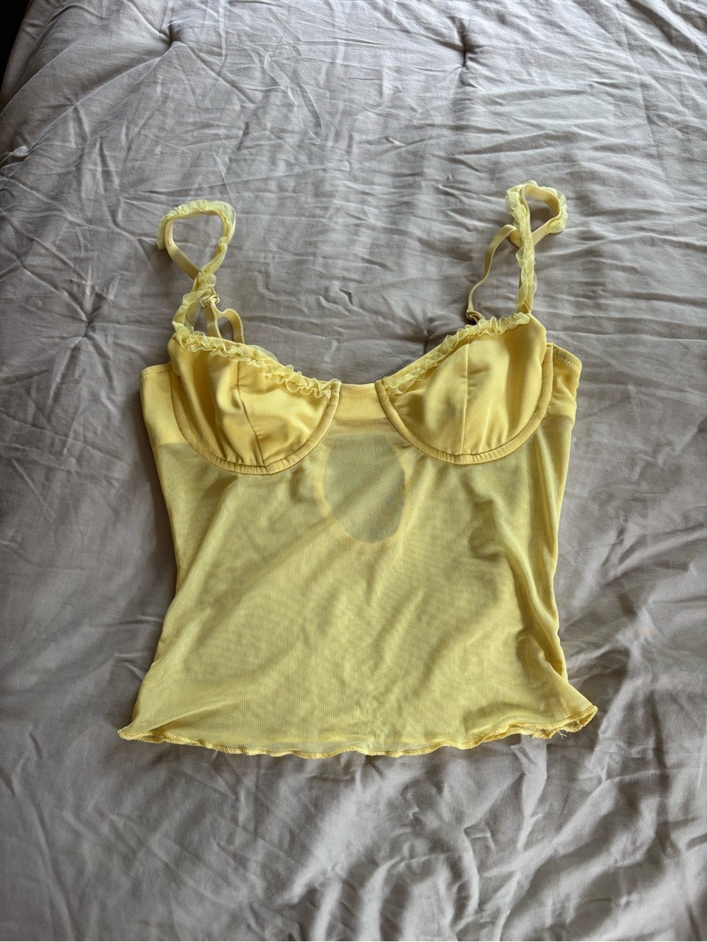 Edikted Butter Yellow Tank